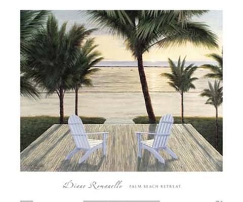 Framed Palm Beach Retreat Print
