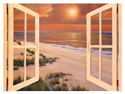 Framed Window Of Dreams Print