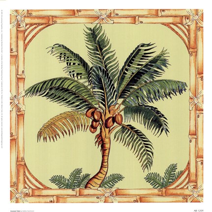 Framed Coconut Palm Print