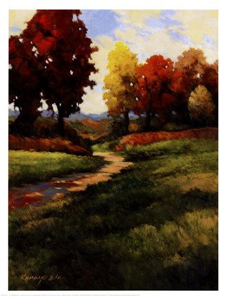 Framed Late Noon Path II Print