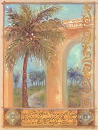 Framed Coconut Palm Print