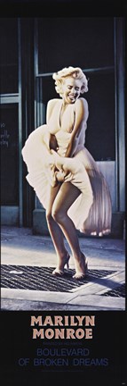 Framed Marilyn Monroe - Blvd Broken Dreams Print