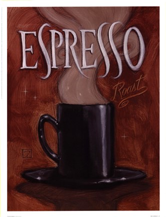Framed Espresso Roast Print