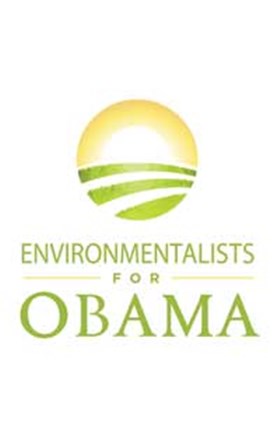 Framed Barack Obama - (Environmentalists for Obama) Campaign Poster Print