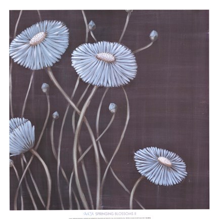 Framed Springing Blossoms II Print