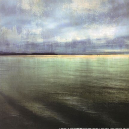 Framed Tranquil Waters II - mini Print