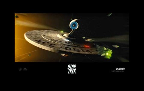 Framed Star Trek XI  - style M Print