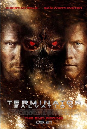 Framed Terminator: Salvation - style K Print