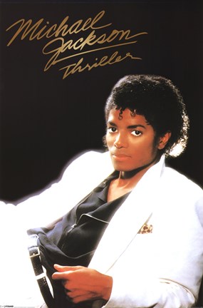Framed Michael Jackson - Thriller Album Print