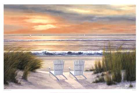 Framed Paradise Sunset Print