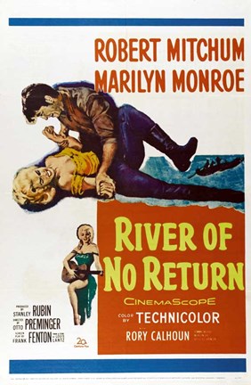 Framed River of No Return, c.1954 - style C Print