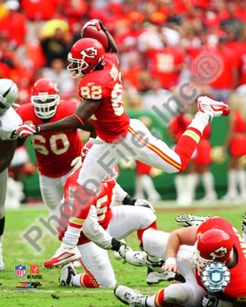 Framed Dwayne Bowe 2009 Action Print