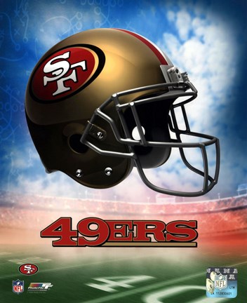 Framed 2009 San Francisco 49ers Team Logo Print