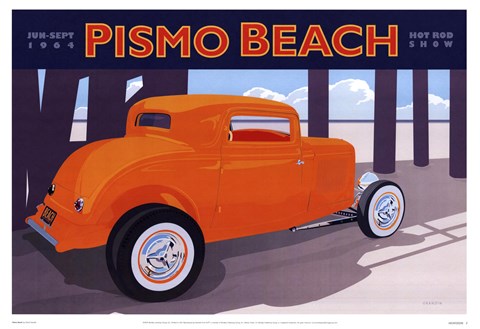 Framed Pismo Beach Print