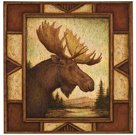 Framed Moose Print