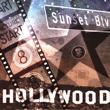 Framed Sunset Blvd Print