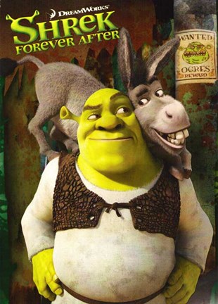 Framed Shrek Forever After - style B Print