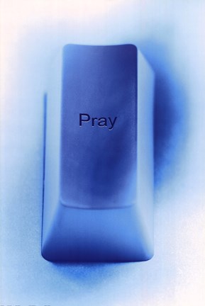 Framed Pray Key Print