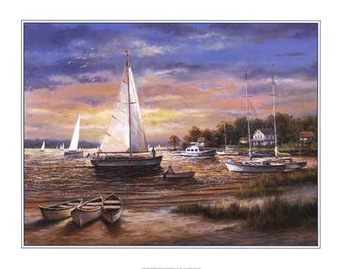 Framed Morning Sail Print