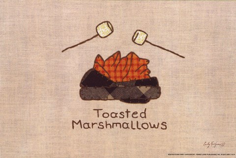 Framed Toasted Marshmallows Print