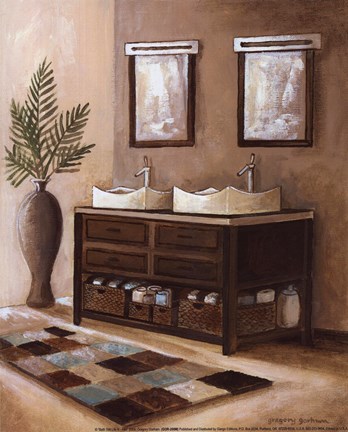 Framed Bath Still Life II - mini Print