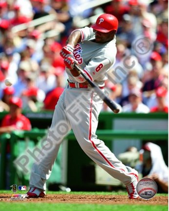 Framed Ryan Howard 2010 Action Print