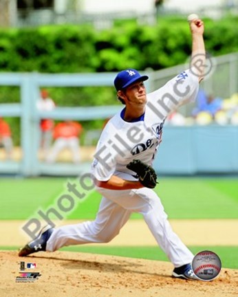 Framed Clayton Kershaw 2010 Action Print