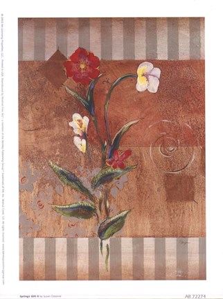 Framed Spring&#39;s Gift II Print