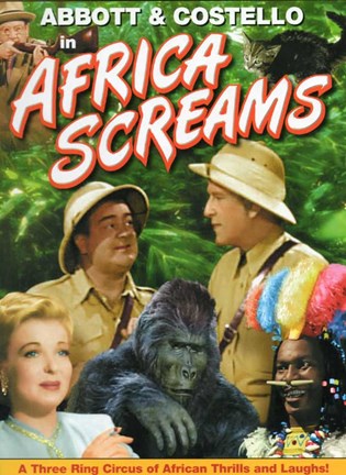 Framed Abbott and Costello, Africa Screams, c.1949 style B Print