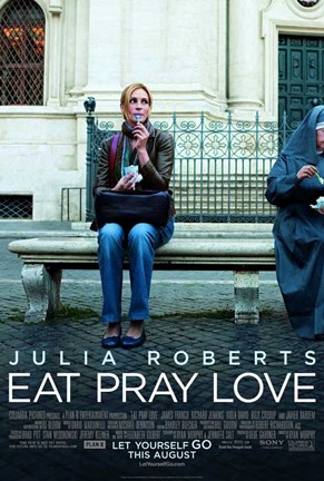 Framed Eat Pray Love - Style B Print