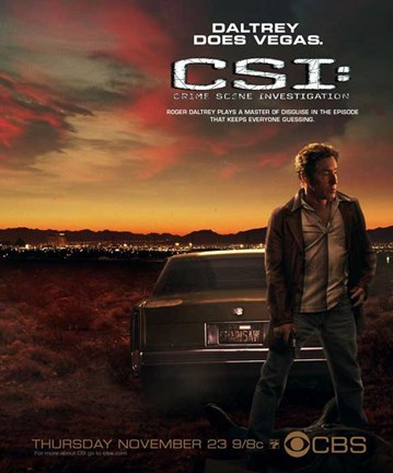 Framed CSI: Crime Scene Investigation Print