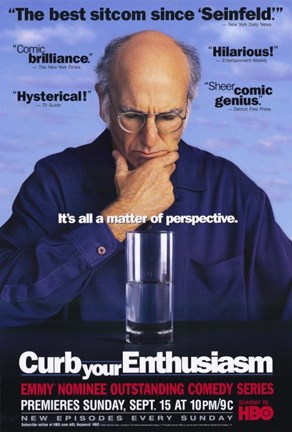 Framed Curb Your Enthusiasm All a Matter of Perspective Print