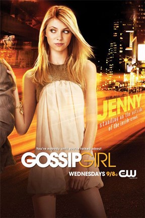 Framed Gossip Girl Jenny Humphrey Print