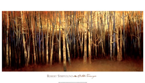 Framed October Treescape Print