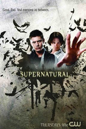 Framed Supernatural (TV) Good. Evil. Everywhere In Between. Print