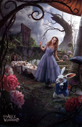Framed Alice in Wonderland NEW Print