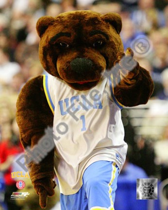 Framed UCLA Bruins Mascot 2009 Print