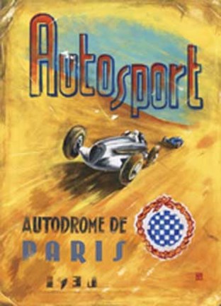 Framed Autosport Print
