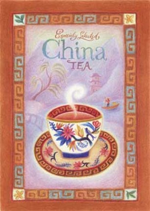 Framed China Tea Print