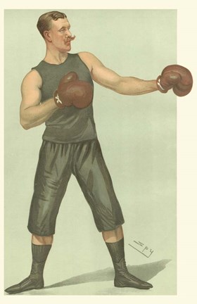 Framed Vanity Fair Boxing Print