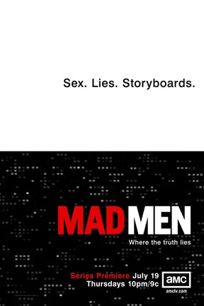 Framed Mad Men - Sex. Lives. Storyboards. Print