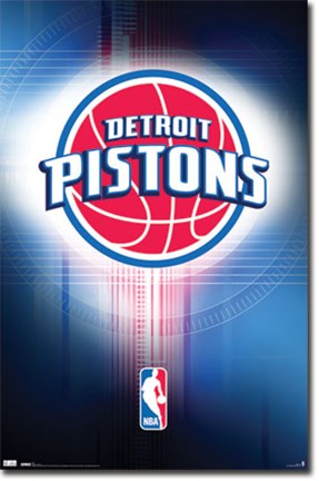 Framed Pistons - Logo 10 Print