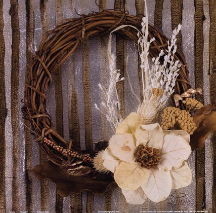 Framed Wreath II Print