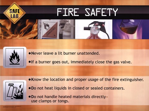 Framed Fire Safety Print