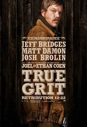 Framed True Grit Matt Damon Print