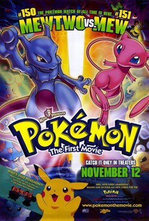 Framed Pokemon: The First Movie Print