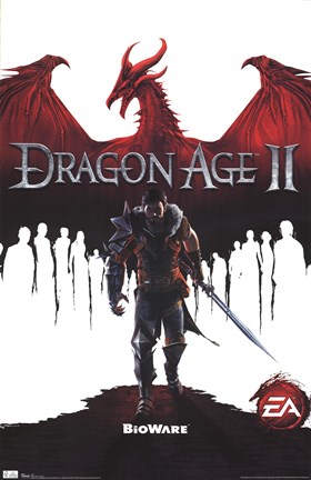 Framed Dragon Age 2 - Key Art Print