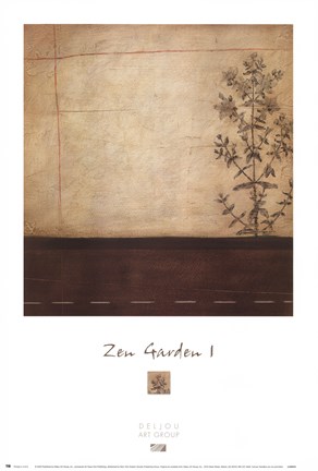 Framed Zen Garden 1 Print