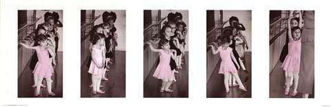 Framed Girls - Ballet Class Print