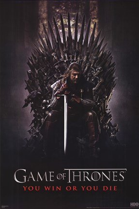 Framed Game of Thrones TV Show Print